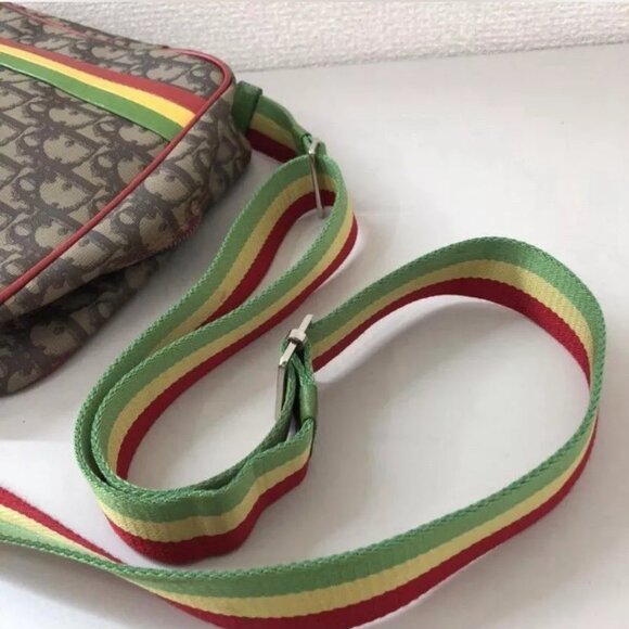 Dior Trotter Rasta #2 Crossbody shoulder bag AS SEEN on SUPERSTAR LATTO - Picture 6 of 9